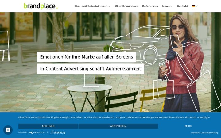 Screenshot of brandplace.de