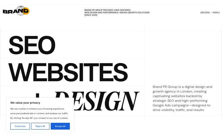 Screenshot of brandprgroup.com