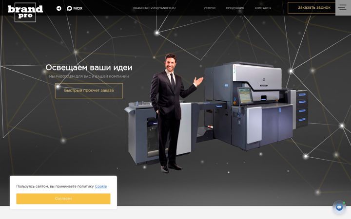 Screenshot of brandpro.su