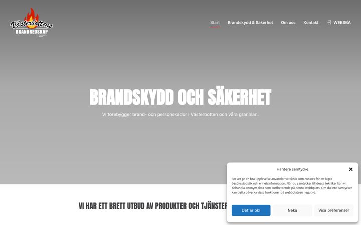 Snímek obrazovky brandredskap.net