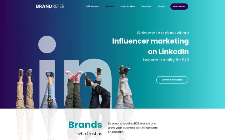 Screenshot of brandrefer.com