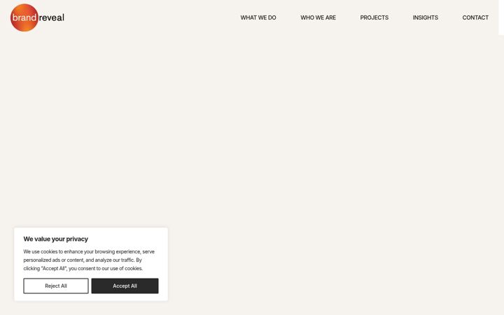 Screenshot of brandreveal.net
