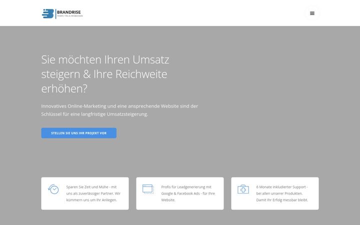 Екранна снимка на brandrise.de
