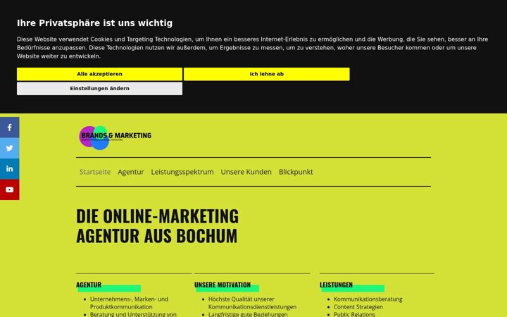 Екранна снимка на brands-and-marketing.de