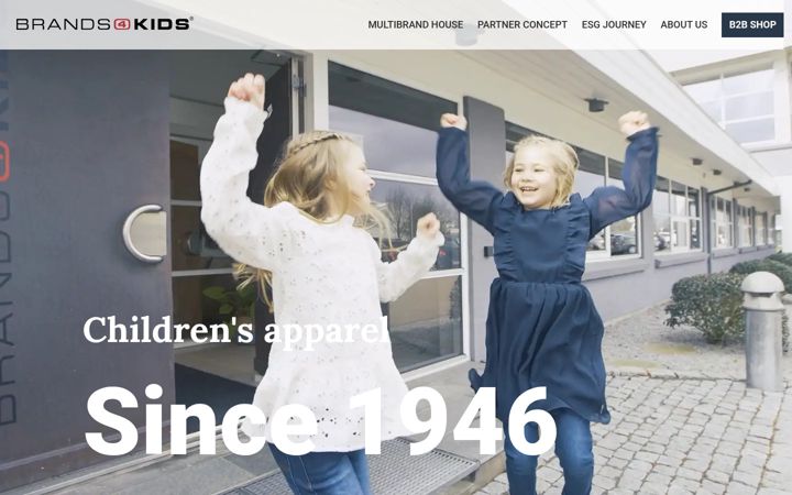 Screenshot of brands4kids.eu