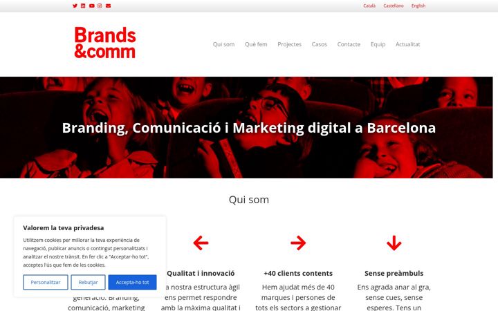 Screenshot of brandsandcomm.cat