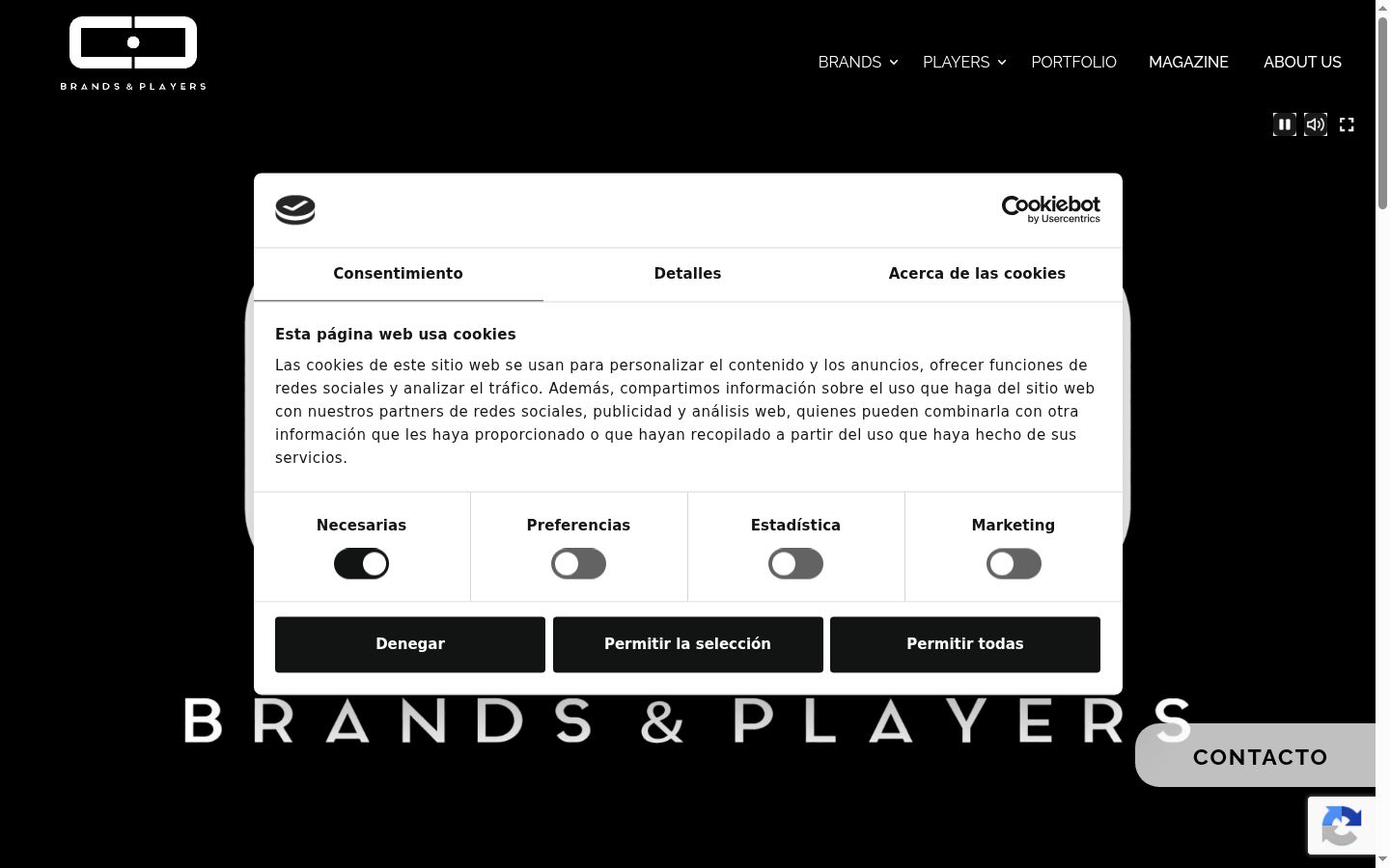 Screenshot tal-banner tal-kunsens muri qabel kwalunkwe interazzjoni