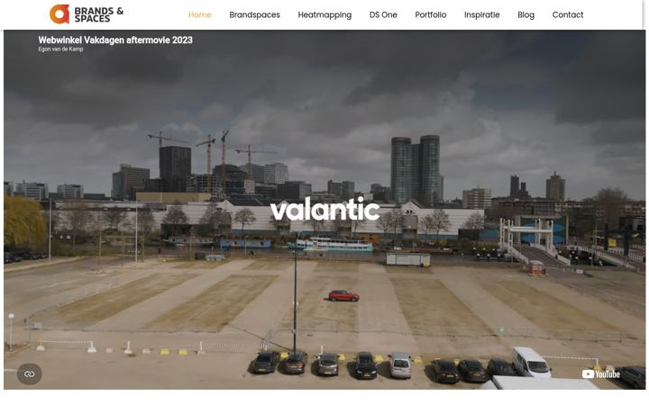 Ekraanipilt saidist brandsandspaces.nl
