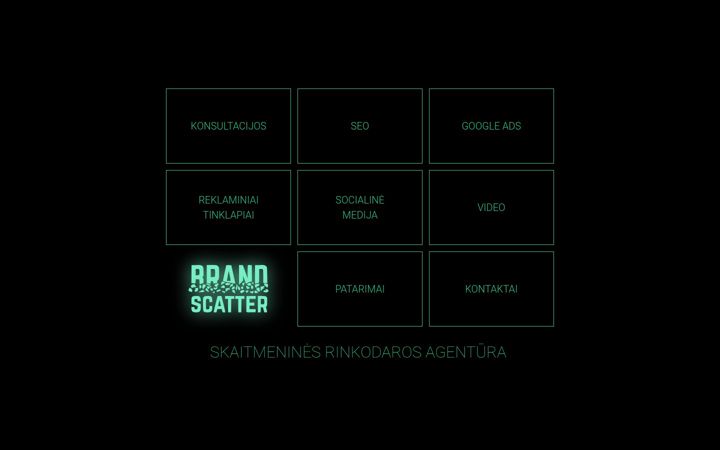 Screenshot of brandscatter.lt