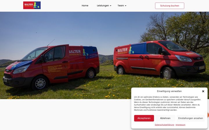 Screenshot of brandschutz-balter.de
