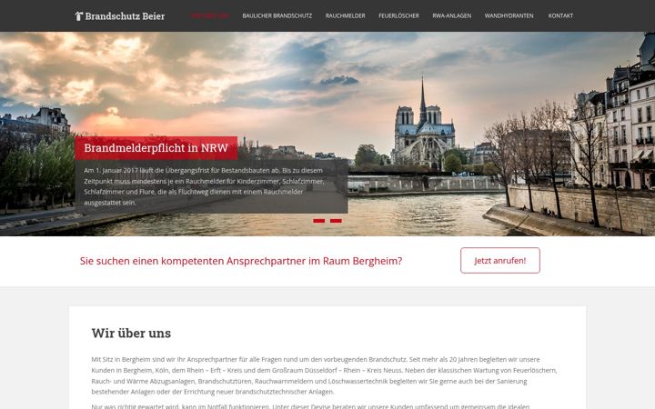 Screenshot of brandschutz-beier.de