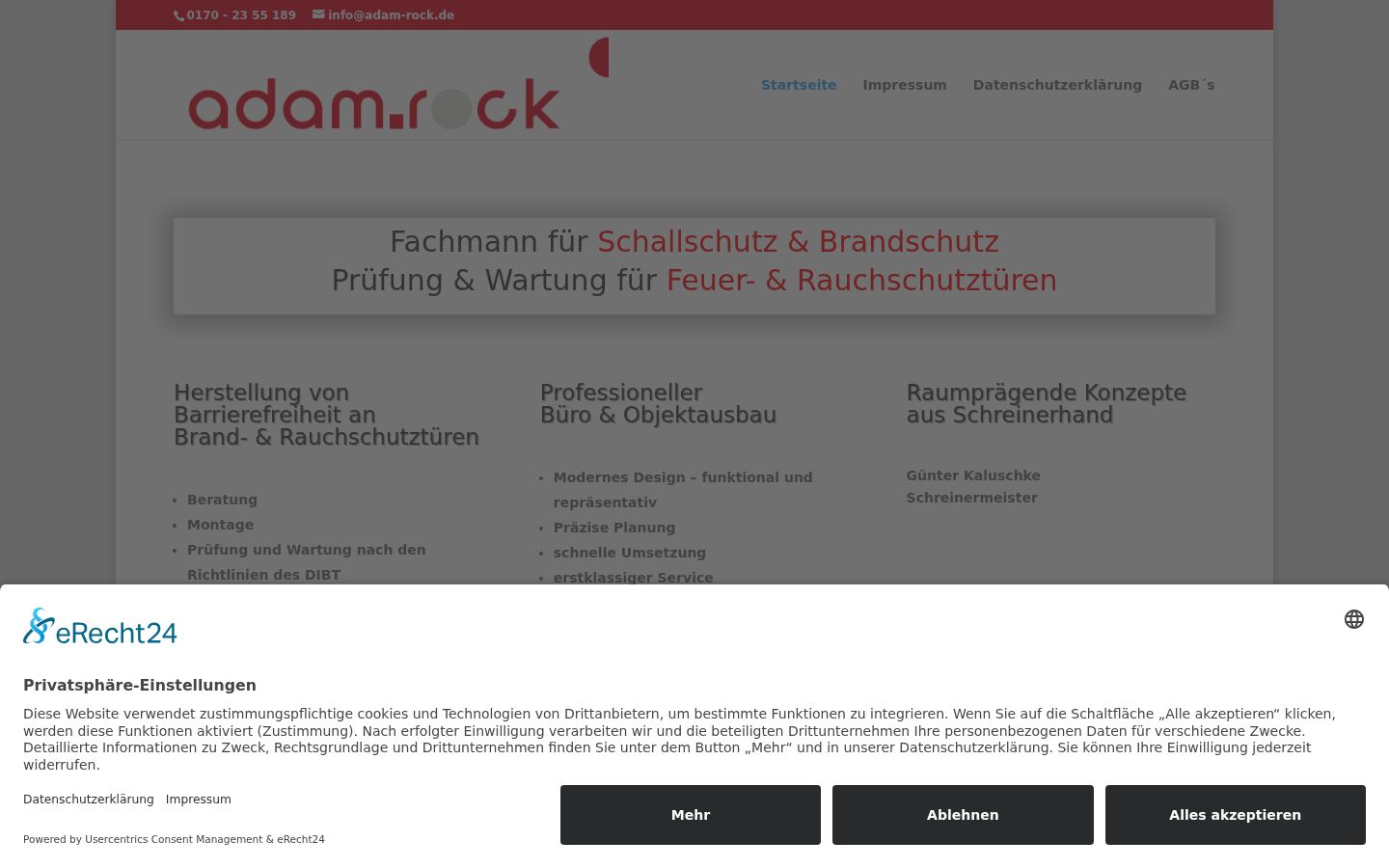 Screenshot tal-banner tal-kunsens muri qabel kwalunkwe interazzjoni