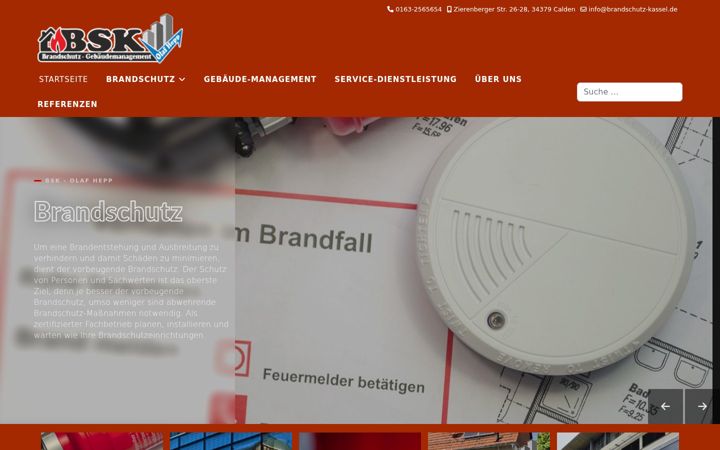 Screenshot of brandschutz-kassel.de