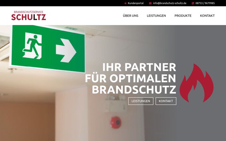 Screenshot of brandschutz-schultz.de
