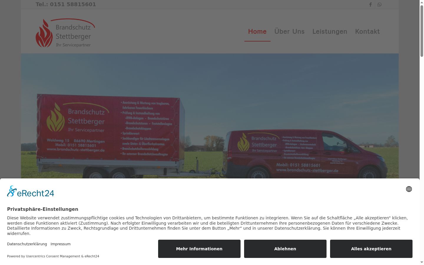 Screenshot tal-banner tal-kunsens muri qabel kwalunkwe interazzjoni