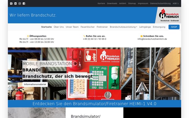 Screenshot of brandschutzheimlich.de