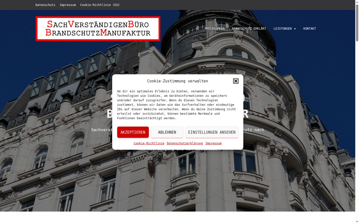 Captura de ecrã do banner de consentimento apresentado antes de qualquer interação