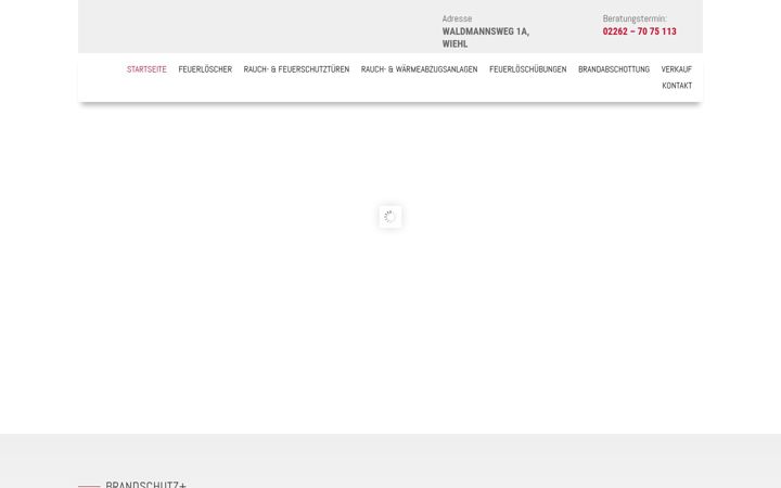 Screenshot of brandschutzplus.net