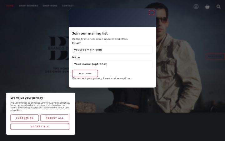 Screenshot of brandsdeluxe.co.uk