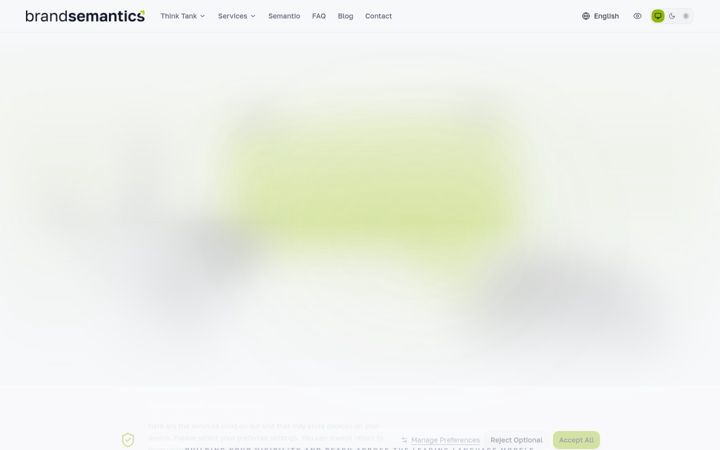 Skjermbilde av brandsemantics.eu
