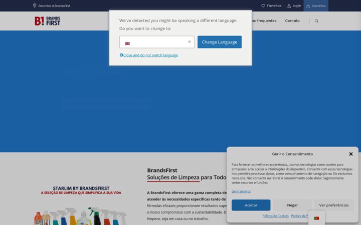 Screenshot of brandsfirst.pt