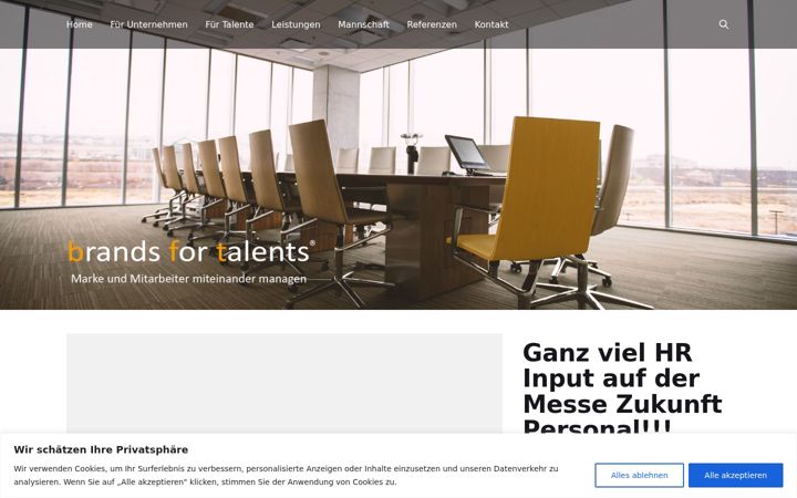 Screenshot of brandsfortalents.de