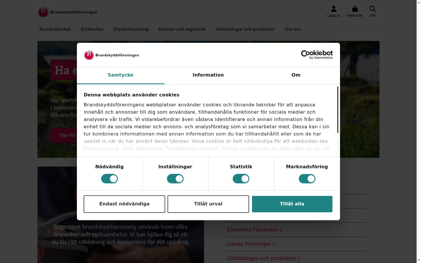 Snímka obrazovky banera súhlasu zobrazeného pred akoukoľvek interakciou