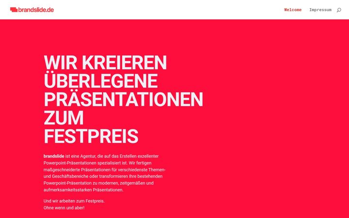 Screenshot of brandslide.de