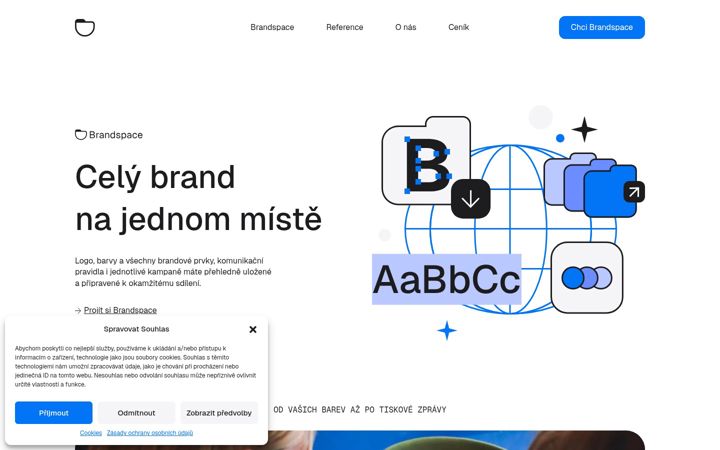 Screenshot of brandspace.cz