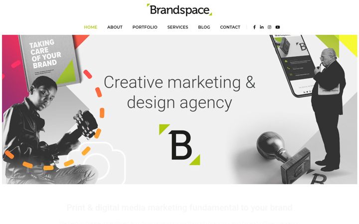 Screenshot of brandspacemedia.co.uk