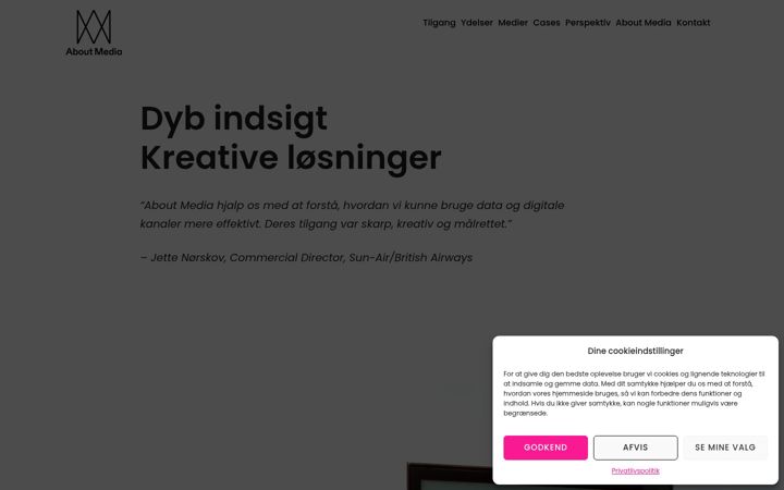 Screenshot of brandspot.dk