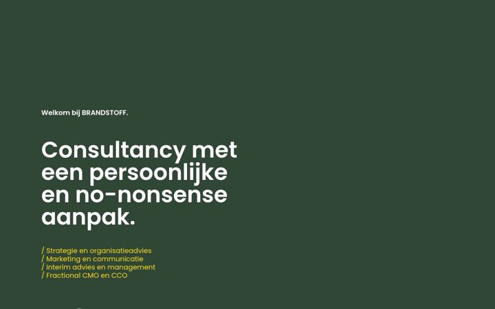 Snimka zaslona za brandstoff.nl