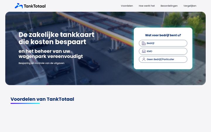 Screenshot of brandstofkaart-bedrijven.com