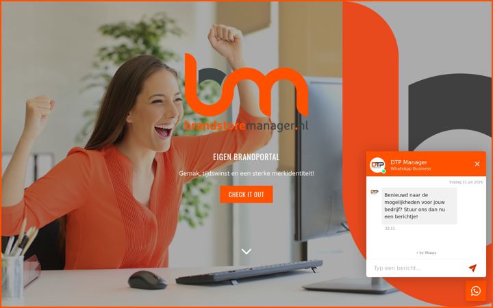 Screenshot of brandstoremanager.nl