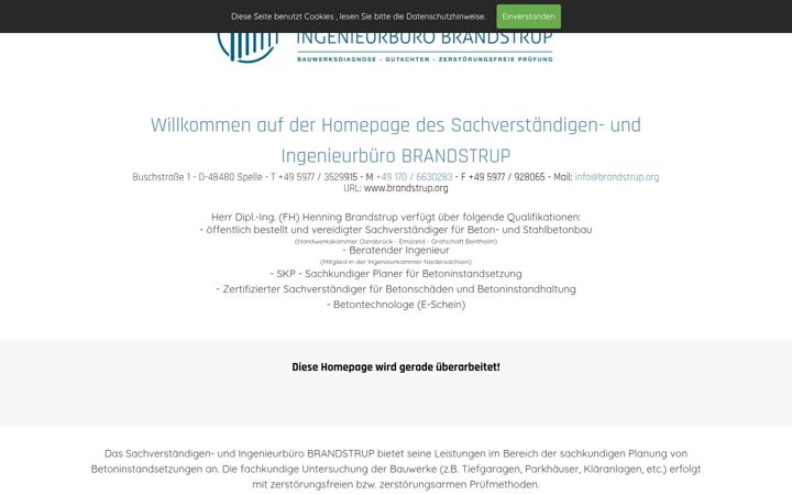 Captura de pantalla de brandstrup.org