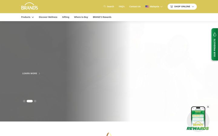 Screenshot of brandsworld.com.my