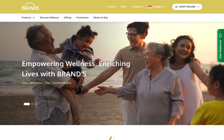 Screenshot of brandsworld.com.sg