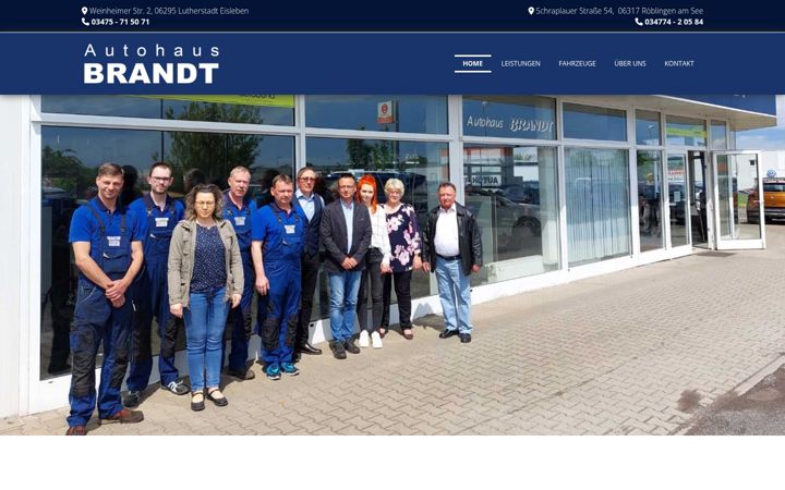 Screenshot stránky brandt-eisleben.de
