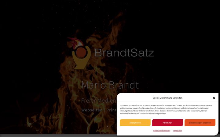 Screenshot von brandt-satz.de