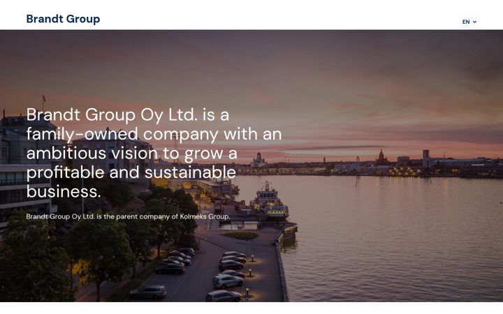 Screenshot of brandtgroup.fi