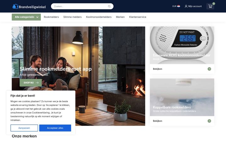 Screenshot of brandveiligshop.com