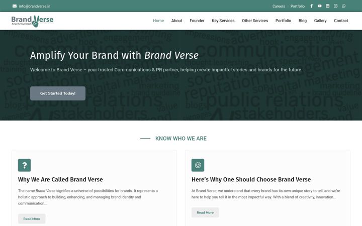 Screenshot of brandverse.in
