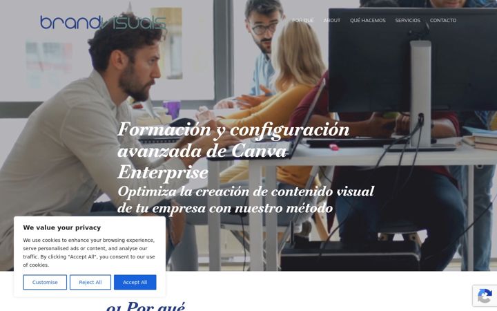 Screenshot of brandvisuals.eu