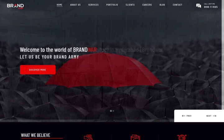Screenshot of brandwar.in
