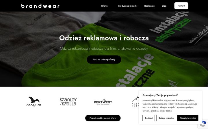 Screenshot ta' brandwear.pl