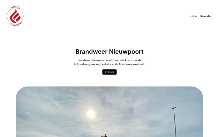 Képernyőkép: brandweer-nieuwpoort.be