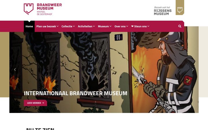 Zrzut ekranu brandweermuseum.nl