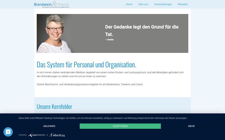 Screenshot of brandwein-and-friends.de