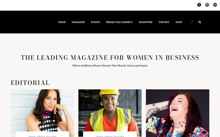 Screenshot ta' brandyoumagazine.co.uk