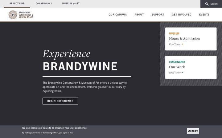 Screenshot ta' brandywine.org